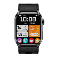 Reloj Inteligente S101 para Monitoreo de Salud, con Alarma SOS, Llamadas, Pantalla AMOLED, Resistente al Agua IP67, Batería de 5-10 Días, Presión Arterial
