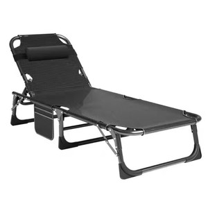 Bán Hot Xách Tay Có Thể Điều Chỉnh <span class=keywords><strong>Cot</strong></span> Gấp Giường Nệm Cho Người Lớn Kim Loại Khung Trong Nhà Ngoài Trời Sử Dụng Gấp-up Hideaway Giường Phòng Khách - Product Image 4