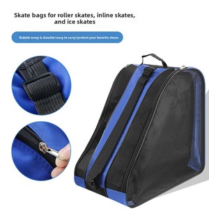 <span class=keywords><strong>Bolsa</strong></span> de Patinaje en Línea de 3 Capas con Diseño Triangular, Mochila de Patinaje de un Solo Hombro, Venta al por Mayor, <span class=keywords><strong>Bolsa</strong></span> de Almacenamiento y Transporte para <span class=keywords><strong>Patines</strong></span> de Ruedas y Hielo para Niños y Adultos - Product Image 2