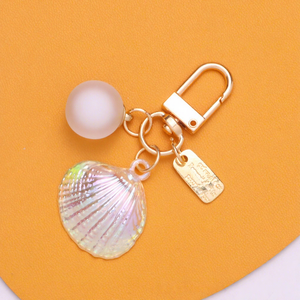 Mới Thân Thiện Với Môi Nhựa Kẽm Hợp Kim Nổi Màu Mô Phỏng Vỏ Carabiner <span class=keywords><strong>Keychain</strong></span> Unisex Tai Nghe Túi Trang Trí Bóng - Product Image 6