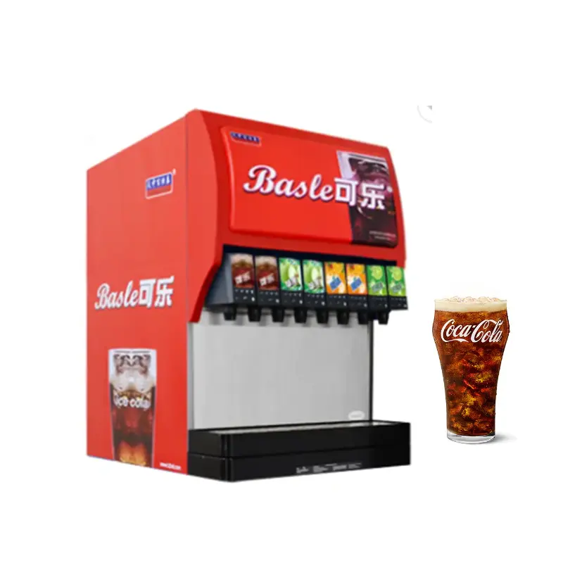 Post Mix Soda Dispenser mix soda fountain beverage dispenser With Imported Compressor for sale