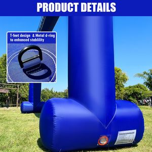 Xách tay <span class=keywords><strong>26ft</strong></span> quảng cáo <span class=keywords><strong>Inflatable</strong></span> đua vòm với có thể thay thế logo cho thể thao tổ chức sự kiện triển lãm Cổng Tò Vò - Product Image 6