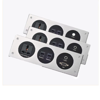 Prise de commutateur mural exquise de luxe adaptateur de chargeur USB prises de sortie prise de courant électrique multifonctionnelle universelle