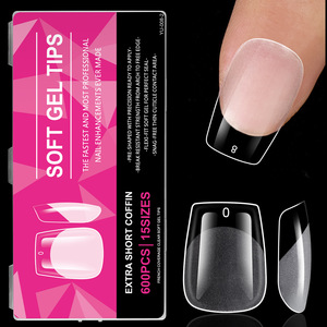 <span class=keywords><strong>Gel</strong></span> X – <span class=keywords><strong>Faux</strong></span> <span class=keywords><strong>ongles</strong></span> en <span class=keywords><strong>acrylique</strong></span> à pression, couvrance totale, forme amande, pour DIY <span class=keywords><strong>ou</strong></span> professionnels de salon - Product Image 1
