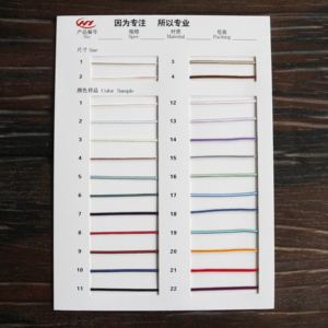 สายถักแบบ DIY ขนาด2มม. 3มม. สำหรับเครื่องประดับต่างหู - Product Image 6