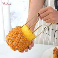 Keuken Accessoires Rvs Vlees Extractor Handmatige Bediening Ananas Dunschiller Cutter Fruit Groente Tool