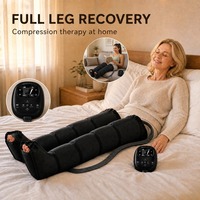 Bottes de récupération pour les jambes avec 6 programmes de massage, sans fil, 5 chambres, 3500 mAh, 8 niveaux de pression