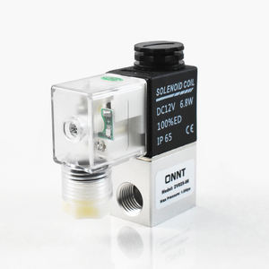 Airtac katup Solenoid udara pneumatik, 2 posisi 2/2 Way 1/4 inci, AC220V DC24V AC110V DC12V Valvula De bagian pneumatik - Product Image 6