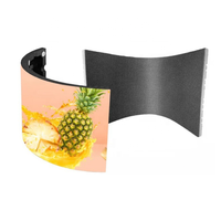Module LED souple personnalisé à haute luminosité, écran LED P2 P2.5 P3 P4 P5 P6, mur vidéo flexible, affichage LED publicitaire
