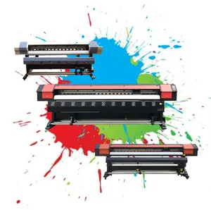 Factory Sale 3.2M 1440Dpi Flex Banner Vinyl Sticker Canvas Dekzeil Outdoor Eco Solvent Printer