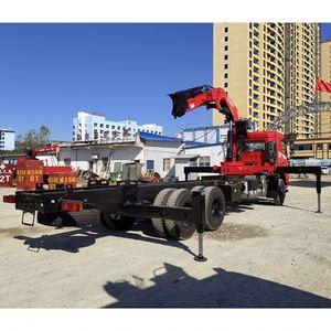 รถบรรทุกติดเครนขนาดใหญ่ Dongfeng D3 6x4, เครนแขนพับได้ 16 ตัน สำหรับงานจัดสวนและยกของ - Product Image 4