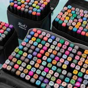 ปากกามาร์คเกอร์กันน้ำสองหัว สีสันสดใส 48 สี สำหรับงานศิลปะ ใช้แอลกอฮอล์ - Product Image 2