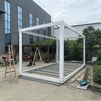Conteneur ignifuge personnalisé pour camp de travail, démontable, étanche, 40 pieds, préfabriqué, 20 pieds, ISO CE, avec cadre galvanisé