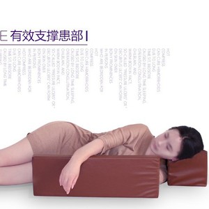 Coussin de rotation médical bleu 50x20x20 cm en éponge haute densité, anti-escarres, pour soins aux personnes âgées et thérapie de réadaptation - Product Image 2