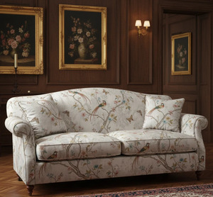 Tela de tapicería con estampado de pájaros estilo chinoiserie, por yarda, para sofá, cojín, muebles, decoración del hogar, textil de lujo para interiores - Product Image 1