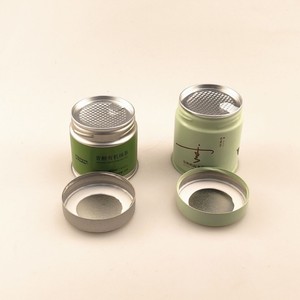 Premium Eco-friendly Custom Printing Tinplate <b>Jar</b> Round Metal Empty Matcha Herb Tea Metal Tin Airtight Smell Proof Storage <b>Jar</b> - Product Image 5