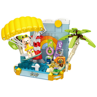 Inbrixx, 227 Uds., oso de peluche, modelo de bloques de construcción, juguete para niños de 5 a 7 años, autorización genuina, gran colección de regalos
