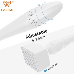 PAKISS Expédition Rapide, <span class=keywords><strong>Derma</strong></span> Stamp à Micro-aiguilles Réglable, 540 Aiguilles, Contrôle de la Profondeur 0-3.0mm, Housse de Protection en PC, Pour Usage Domestique et Professionnel - Product Image 2