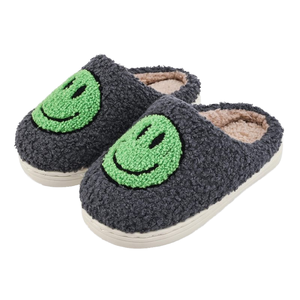 Sabots pour enfants Happy Face, chauds, fermés, légers, semelle en TPR, plateforme à semelle épaisse et souple pour l'automne/hiver - Product Image 6