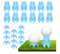 Tapis de simulateur d'entraînement de golf en intérieur avec tees de golf en plastique pour l'entraînement sur gazon