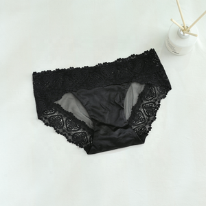 Qingya Custom donna Sexy <span class=keywords><strong>pizzo</strong></span> trasparente taglio alto senza cuciture <span class=keywords><strong>perizoma</strong></span> stile Bikini XL cavallo tinta tinta in tinta unita - Product Image 5