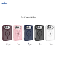 Pour iPhone Ultra Max pour iPhone 18 Fold Étui magnétique antichoc transparent minimaliste multicolore Emayce pour iPhone Ultra