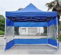 Carpa Plegable de Grado Industrial, Carpa Personalizada para Ferias Comerciales con Paredes Laterales y Ventanas Transparentes, Puesto de Venta Comercial, Evento al Aire Libre