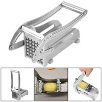 Aardappelsnijmachine Multifunctioneel roestvrij staal Gesneden handmatig groentesnijder Gereedschap Aardappelsnijder Komkommer Fruit en groenten