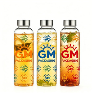 Bouteilles en verre réutilisables <span class=keywords><strong>pour</strong></span> boissons quotidiennes, de 150 ml à 1000 ml, <span class=keywords><strong>pour</strong></span> jus, café froid, thé – Cadeau promotionnel - Product Image 1