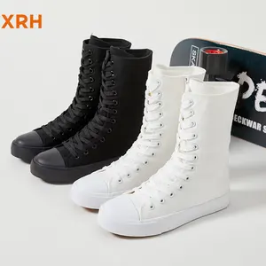 XRH all'ingrosso all'ingrosso Chaussures <span class=keywords><strong>La</strong></span> Mode En Toile Classic Logo personalizzato High Top Blank Kids scarpe di tela per le donne nuovi stili - Product Image 3