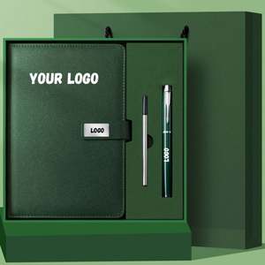 Promotion Business Logo Stationery Custom Luxury Pu Leather <b>Notebook</b> <b>and</b> <b>Pen</b> Gift <b>Set</b> - Product Image 6