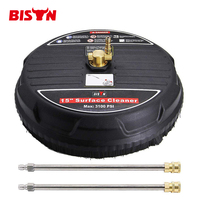BISON(CHINA) Brosse de nettoyage rotative professionnelle en aluminium haute pression 4000 Psi de 15 pouces pour le nettoyage des surfaces plates
