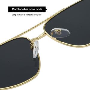 Солнцезащитные очки в стиле Y2K, металлическая оправа, защита от ультрафиолета UV400, антибликовое покрытие, полнорамные дизайнерские очки для мужчин и женщин - Product Image 6