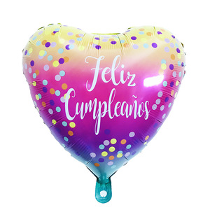 Ballons en aluminium en forme d'étoile ronde de <span class=keywords><strong>18</strong></span> pouces « Joyeux Anniversaire » <span class=keywords><strong>espagnol</strong></span>, vente en gros Nicro Factory, fournitures de fête pour décorations de fond - Product Image 5