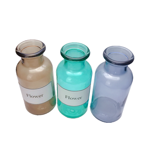 Personalizzare vetro colorato vasi di <span class=keywords><strong>fiori</strong></span> di nozze centrotavola di vetro moderni vasi per la decorazione della tavola - Product Image 3