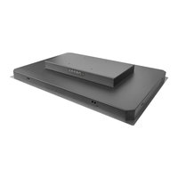 18.5 pouces en acier inoxydable panneau arrière fer Shell haute luminosité écran tactile capacitif moniteur industriel