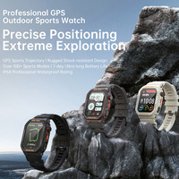 Montre connectée intelligente avec GPS, écran IPS HD, prise en charge de 123 sports, appels Bluetooth, montre de fitness intelligente compatible avec Google Fit et Apple Health