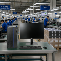 Ordinateur de bureau Hygon C86-3G personnalisable sans outil, directement de l'usine, fiable pour les appels d'offres gouvernementaux et l'éducation