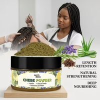 Poudre de Chebe pour la conservation de la longueur des cheveux, après-shampoing capillaire africain au romarin, aloès et lavande pour renforcer la densité
