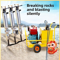 Fendeuse de roche hydraulique diesel pour la démolition statique de roches renforcées de béton dans les mines et carrières