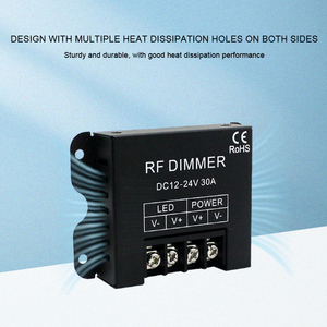 DC12V 24V Aluminum Single Color LED Wireless RF Remote <strong>Control</strong> 30A <strong>Pwm</strong> <strong>3</strong>-Key Adjustable Dimmer for LED Strip Light - Product Image 4