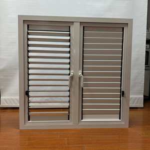 Ventanas Modernas de PVC con Persianas Ajustables, Aislamiento Térmico, Antirrobo, Contraventanas Duraderas para Casa y Apartamento - Product Image 1
