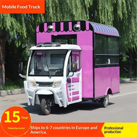 Camión de Comida Moto Piaggio Ape, Cafetería Móvil, Camión de Hot Dogs/Helados, Remolque de Comida con Cocina Completa, Personalizable