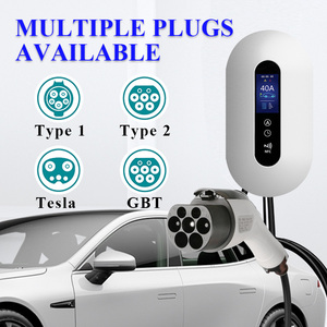 Nouveau véhicule d'énergie 32a 22kw Gbt Evse Ac 3 phases courant réglable 16a maison Ev charge ménage 7kw chargeur de voiture électrique - Product Image 4
