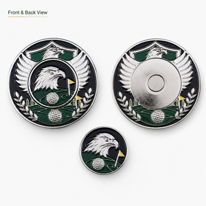 Custom Enamel Magnetic <b>Golf</b> Ball Marker Double-Sided Design for <b>Golf</b> Club Tournament and Pro Shop Supply - Product Image 2