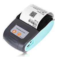 Impresora Portátil Inalámbrica Bluetooth PT-210 de 58 mm, Impresora POS de 58 mm, Mini Impresora Térmica de Recibos para Android e iOS