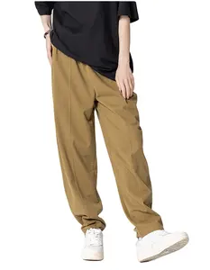 वसंत और गर्मियों बुना लटकन ठोस रंग पतलून जापानी सड़क फैशनेबल ब्रांड लड़कों आराम आकस्मिक सीधे पैंट