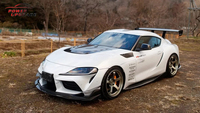 Pour Toyota alfa A90 A91 MK5 Fiber de carbone Vrs Style Bodykit diffuseur arrière lèvre avant jupe latérale Canards latéraux lèvre arrière Canards