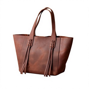 Genuine Leather Bags For Women's Shopping Use OEM ODM Customized Finest Quality Leather Handbags Wholesale Price - Product Image 1