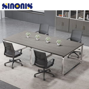 Sinonis Grande table de conférence en bois moderne en MDF de haute qualité personnalisée Vente en gros pour bureaux, écoles, hôtels - Product Image 1